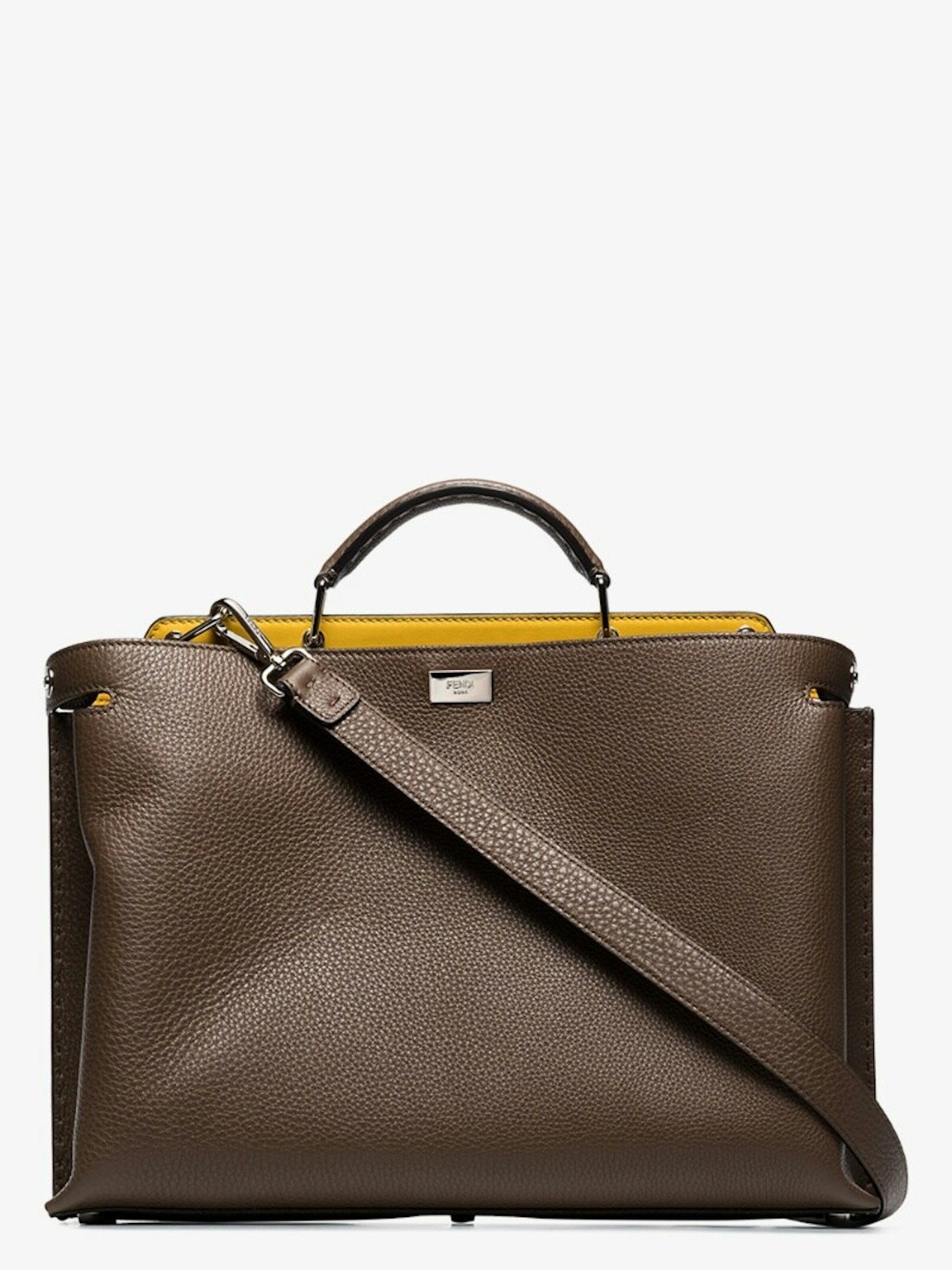 Fendi X Browns, Brown Peekaboo Leather Tote Bag, £3550
